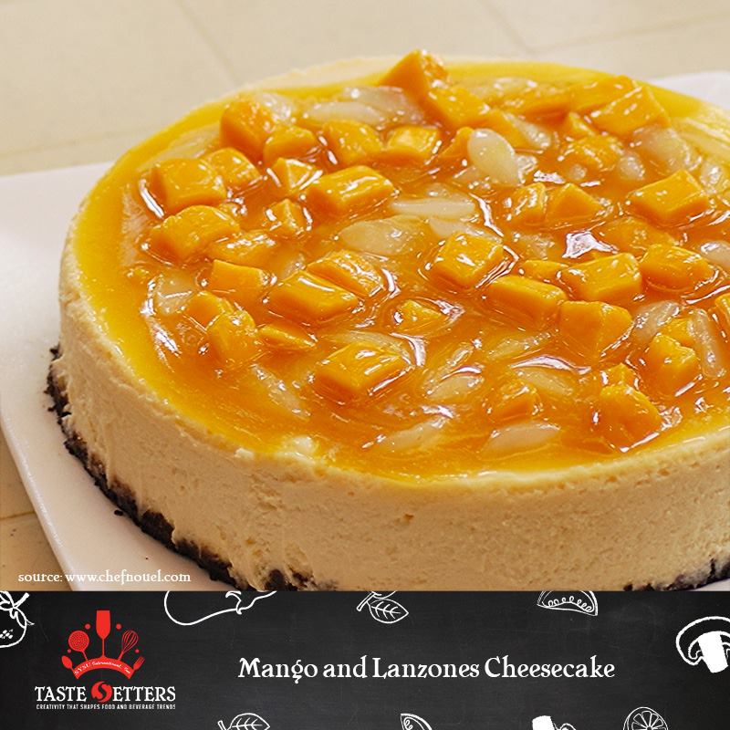 Mango and Lanzones Cheesecake