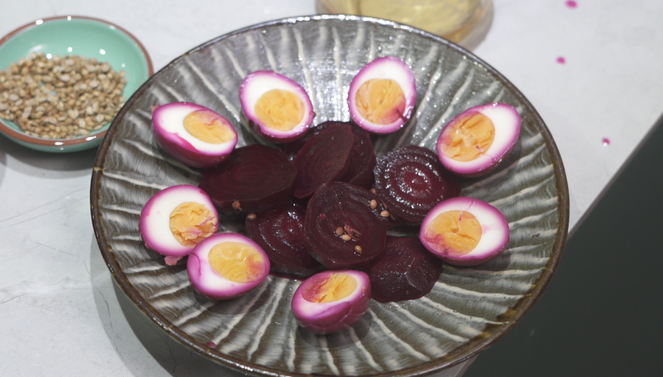Pickled Beets and Egg